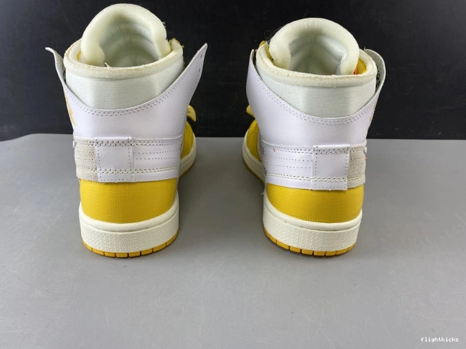 1 Jordan AQ0818-149 Powder Yellow-Cone x White Off-White NRG Dark Air 0920